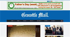 Desktop Screenshot of grocotts.co.za
