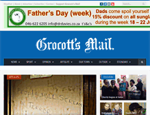 Tablet Screenshot of grocotts.co.za